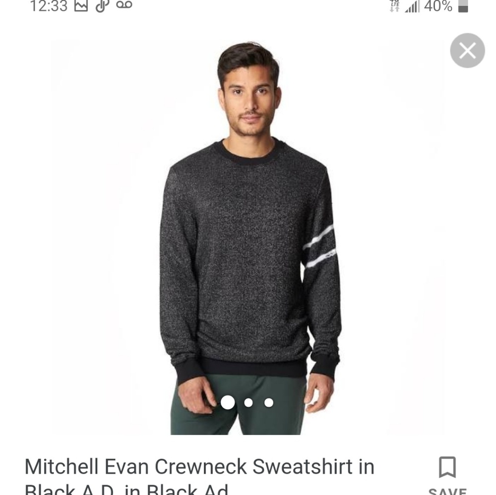 Mitchell Evan Men's Ultra Soft Crewneck Sweatshirt